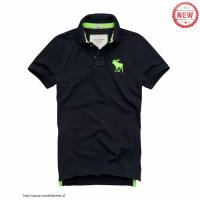 heren abercrombie fitch korte polo t-shirt koningsblauw groen moose logo Kleren Outlet puhup721